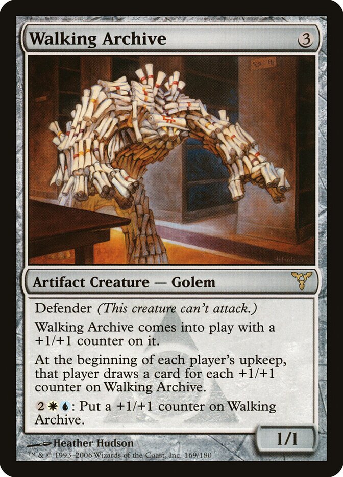 Walking Archive card front