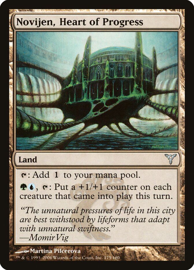 Novijen, Heart of Progress card front