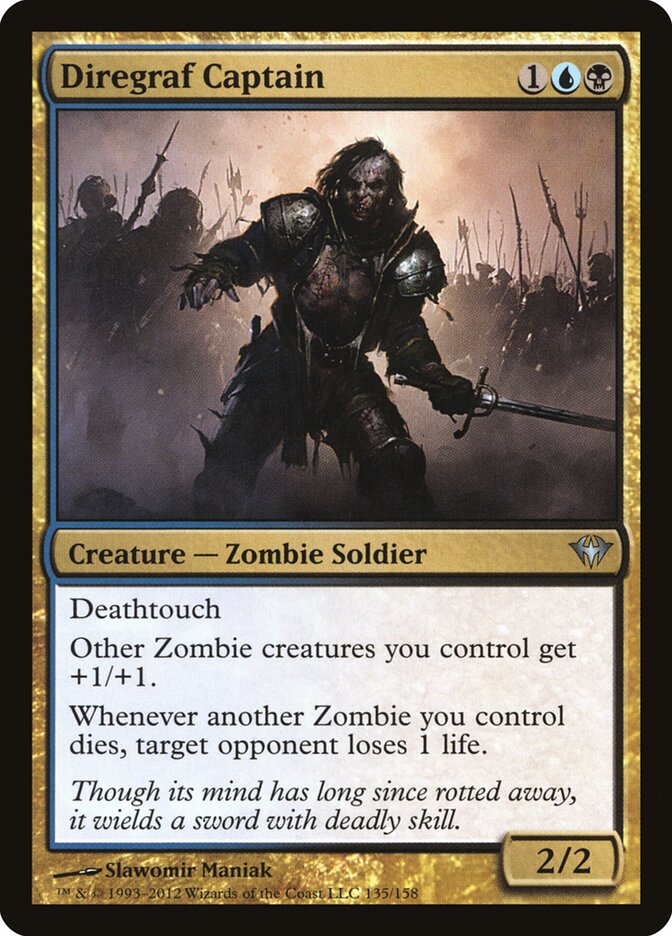 Diregraf Captain card front