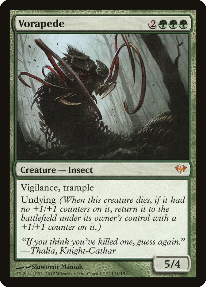 Vorapede card front