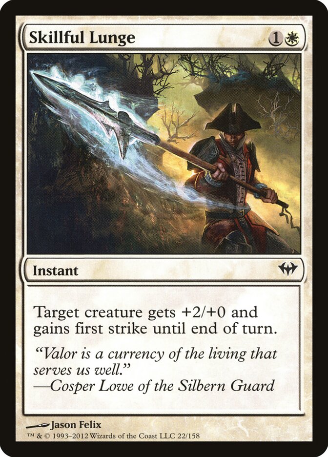 Skillful Lunge card front