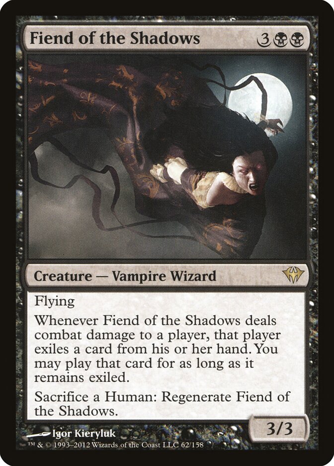 Fiend of the Shadows card front