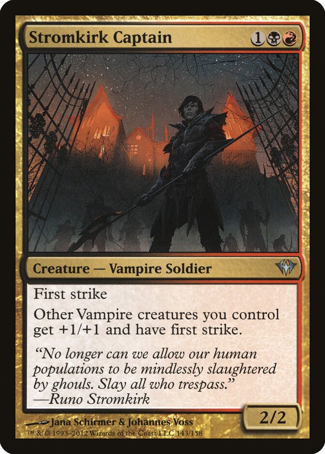 Stromkirk Captain card front