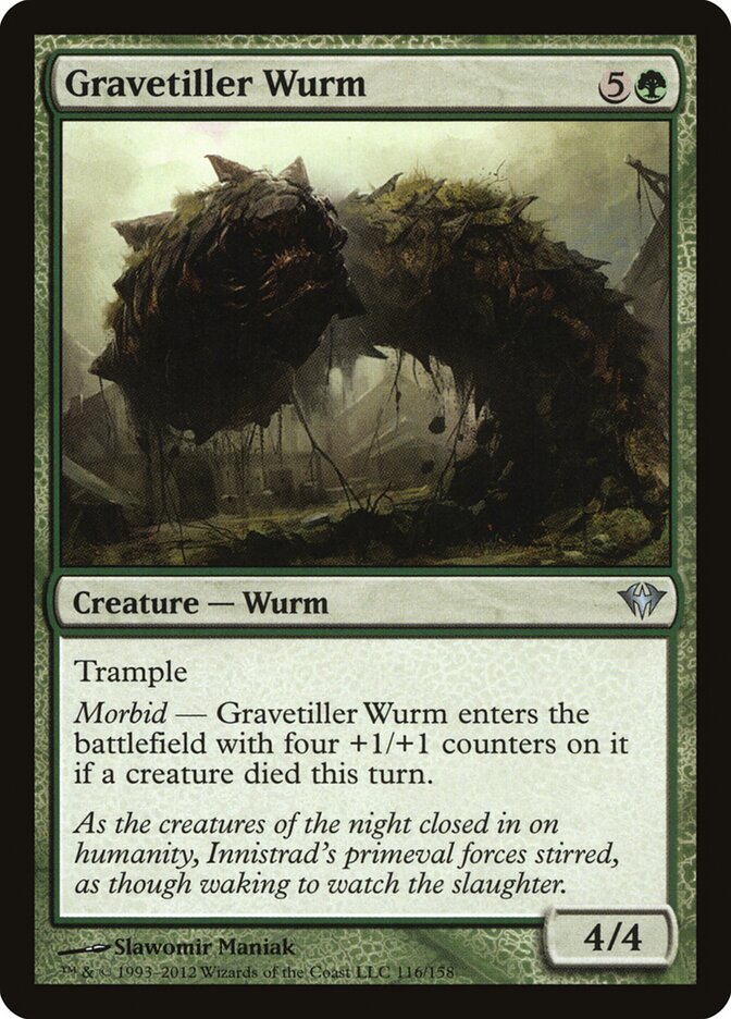 Gravetiller Wurm card front