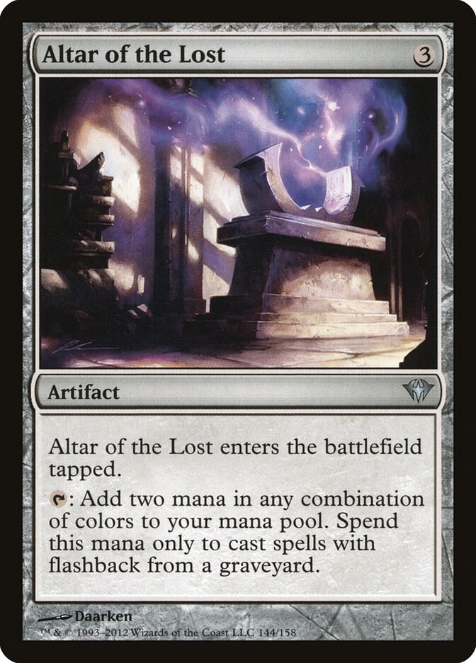 Altar of the Lost card front