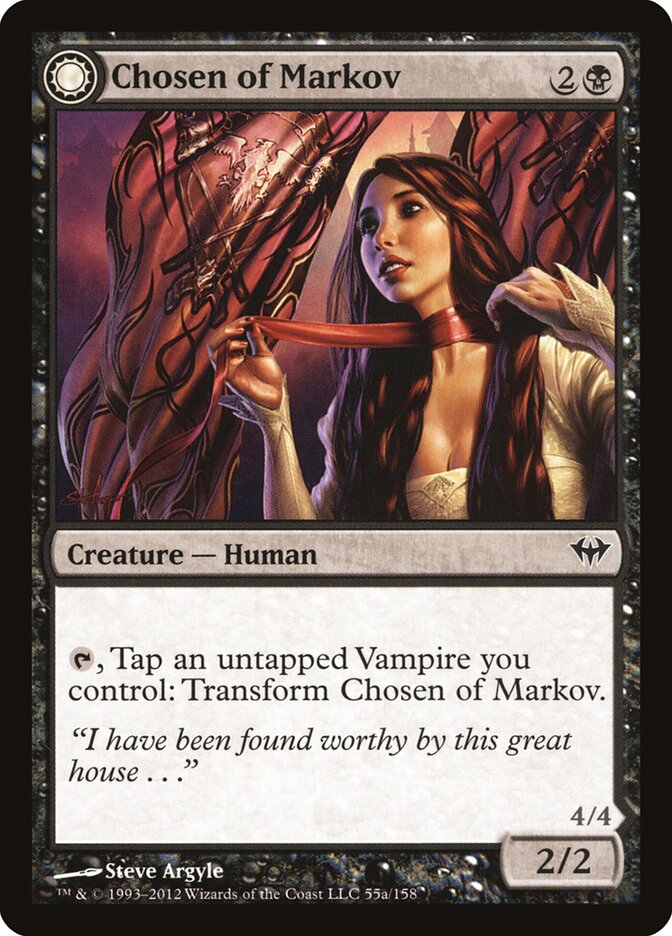 Chosen of Markov card front