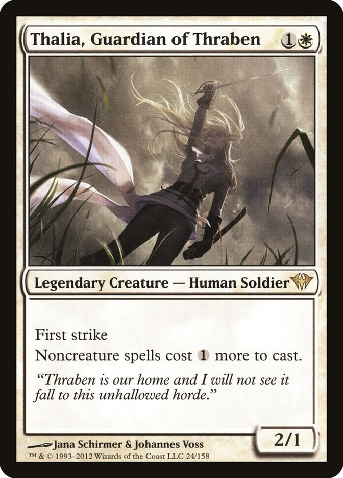 Thalia, Guardian of Thraben card front
