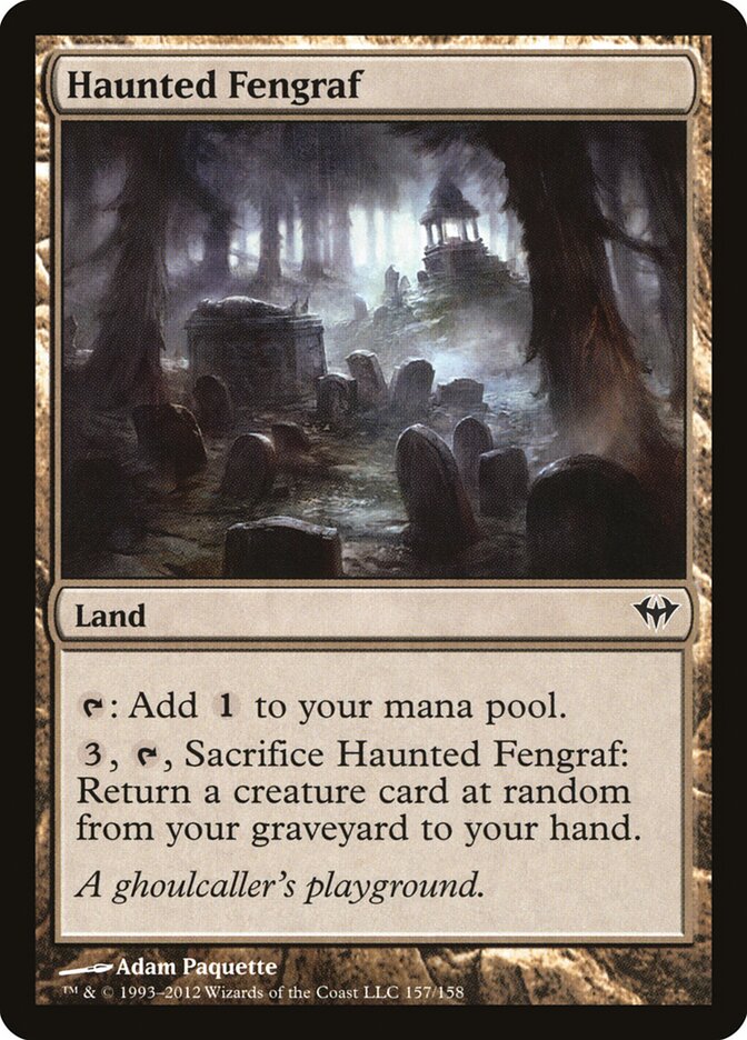 Haunted Fengraf card front