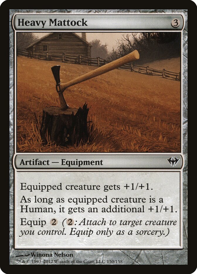 Heavy Mattock card front