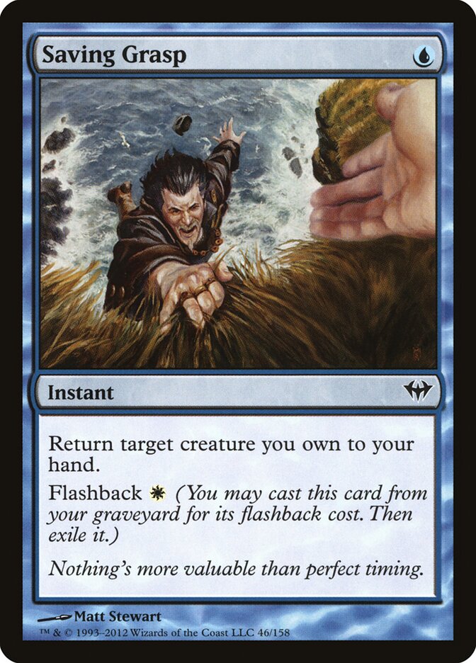 Saving Grasp card front