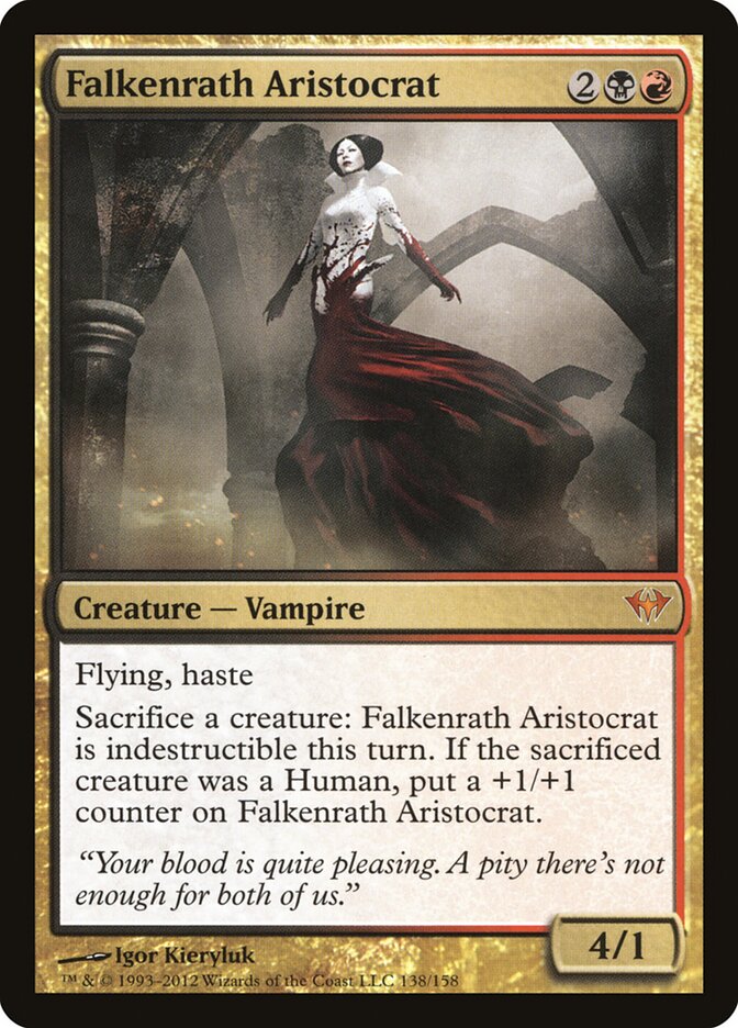 Falkenrath Aristocrat card front