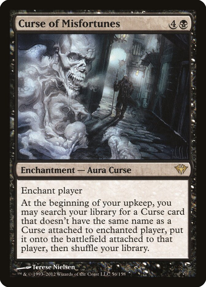 Curse of Misfortunes card front