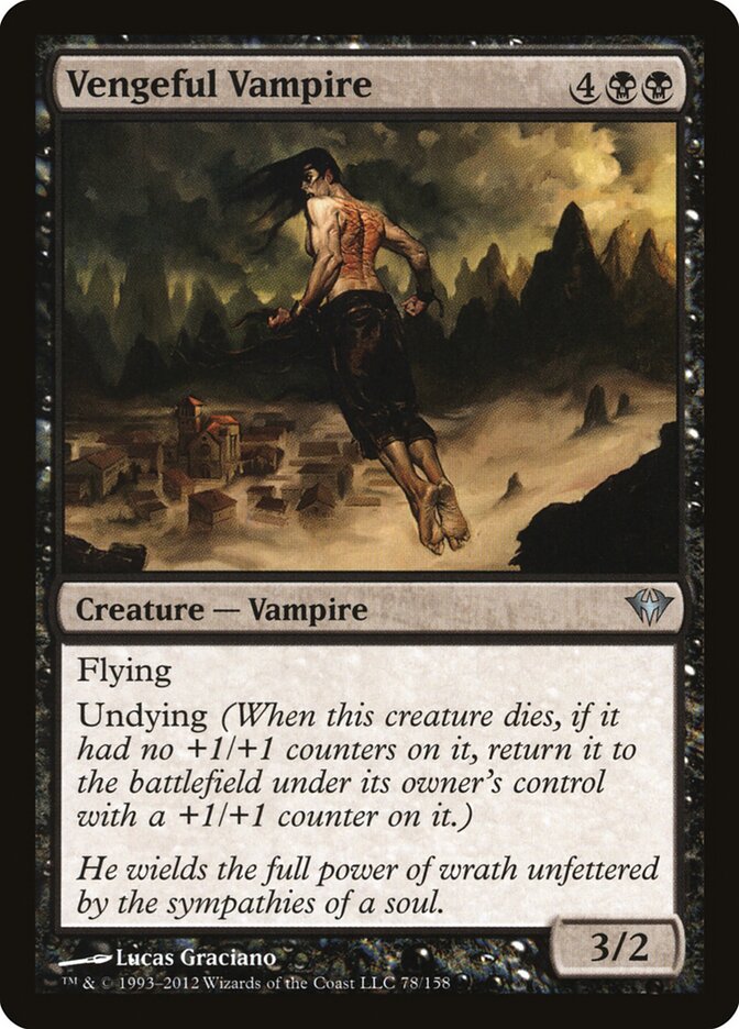 Vengeful Vampire card front