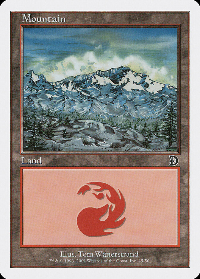 Mountain card front