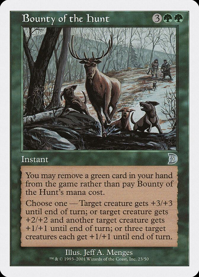 Bounty of the Hunt card front