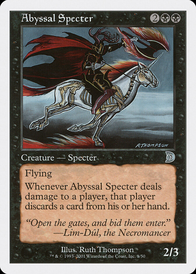 Abyssal Specter card front
