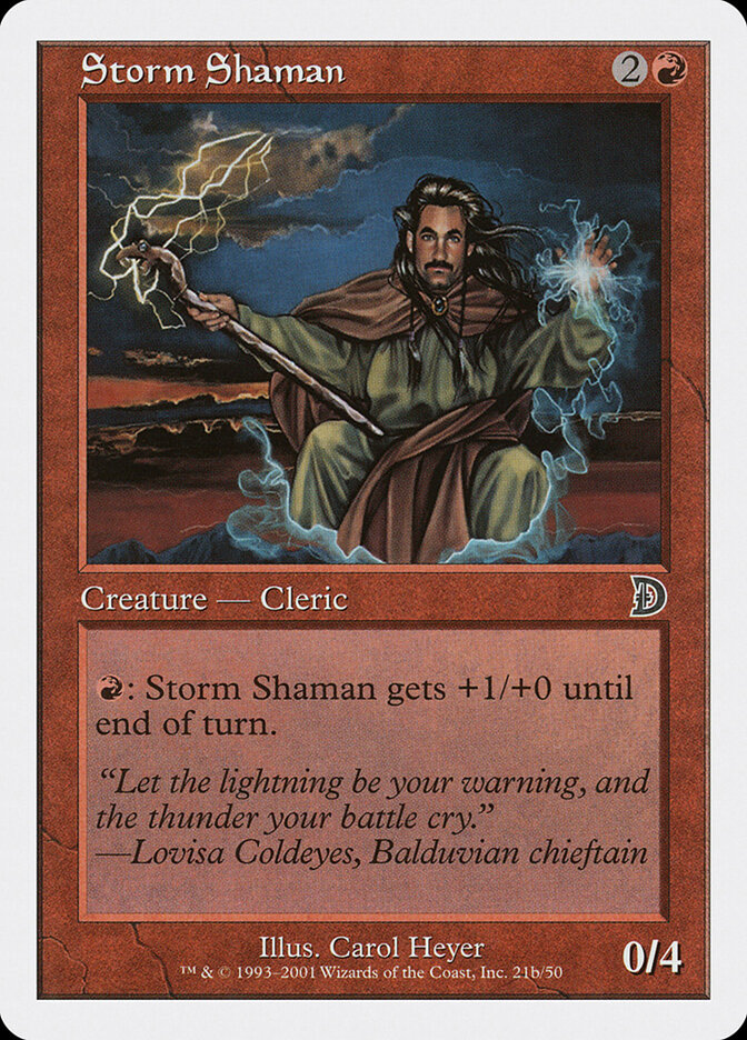 Storm Shaman card front