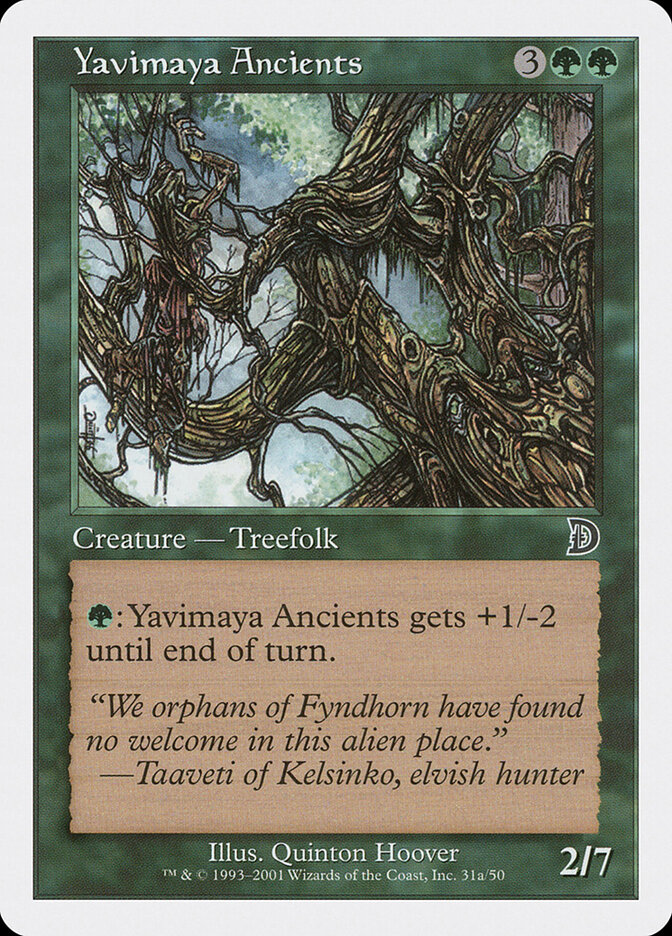 Yavimaya Ancients card front