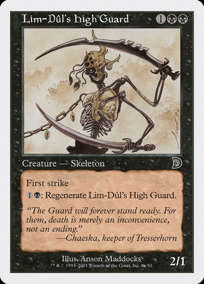 Lim-Dûl's High Guard card front