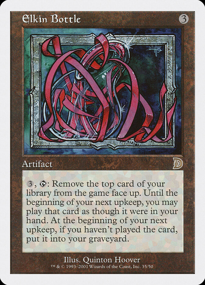 Elkin Bottle card front