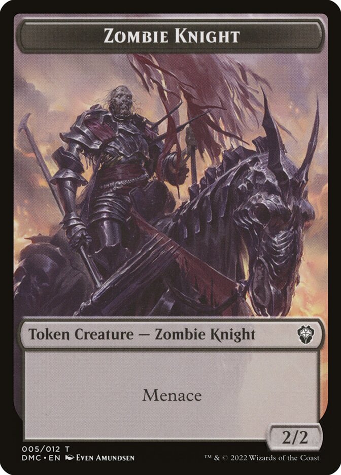 Zombie Knight card front