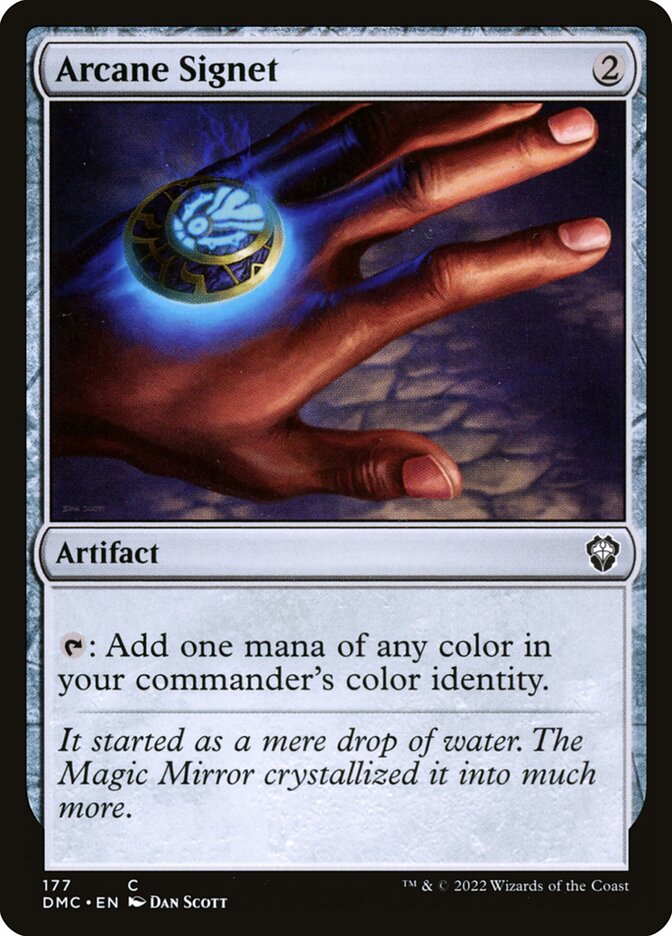 Arcane Signet card front