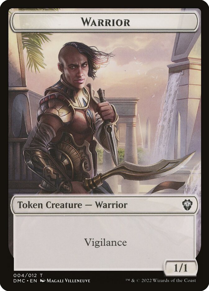 Warrior card front