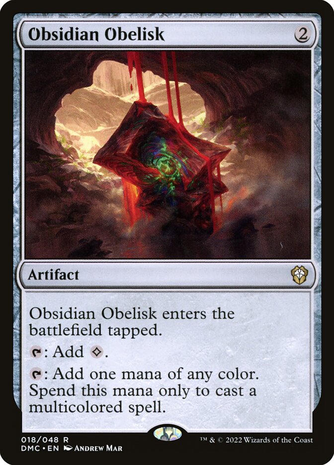 Obsidian Obelisk card front