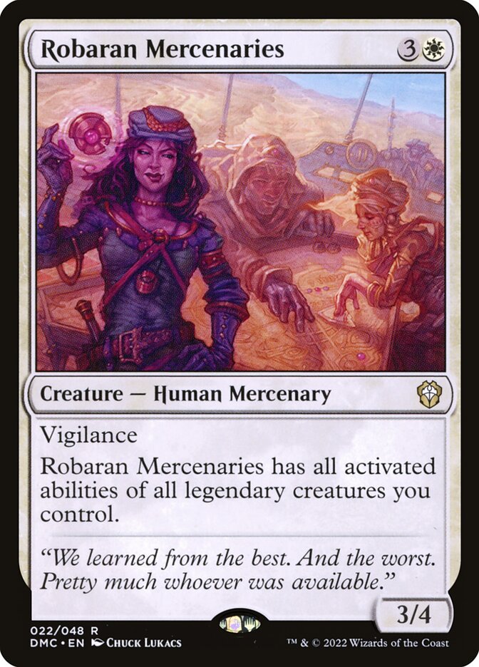 Robaran Mercenaries card front