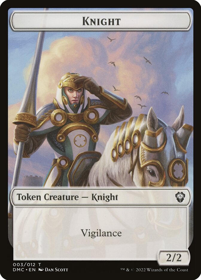 Knight card front