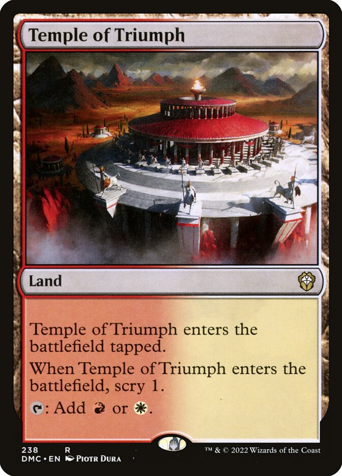 Temple of Triumph card front