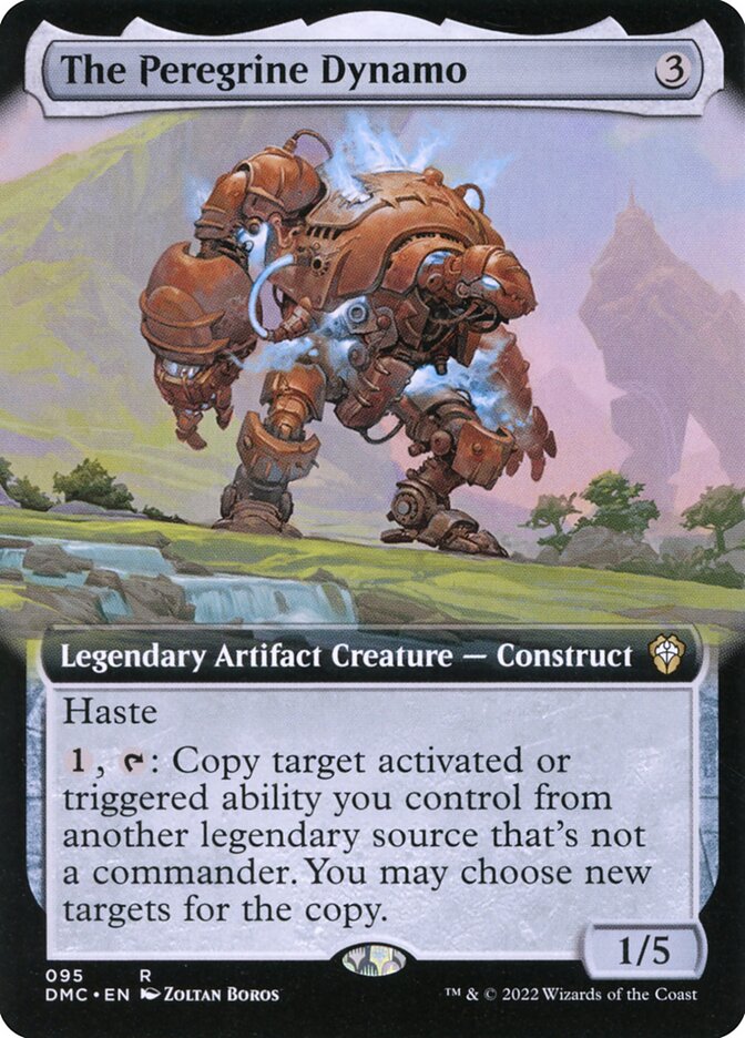 The Peregrine Dynamo card front