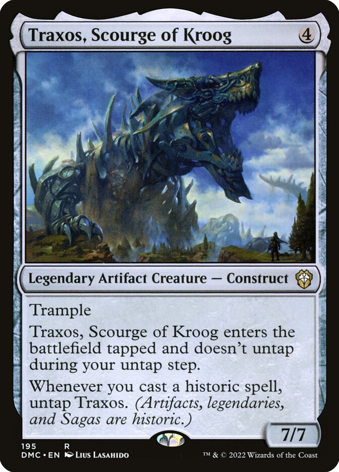 Traxos, Scourge of Kroog card front