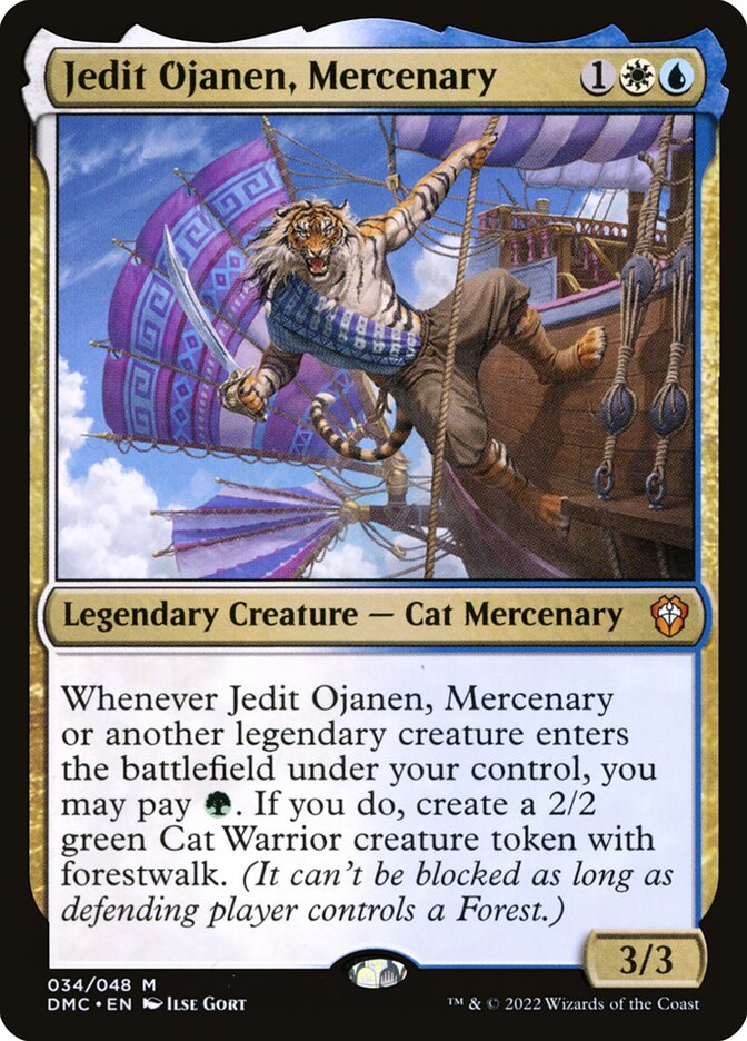 Jedit Ojanen, Mercenary card front
