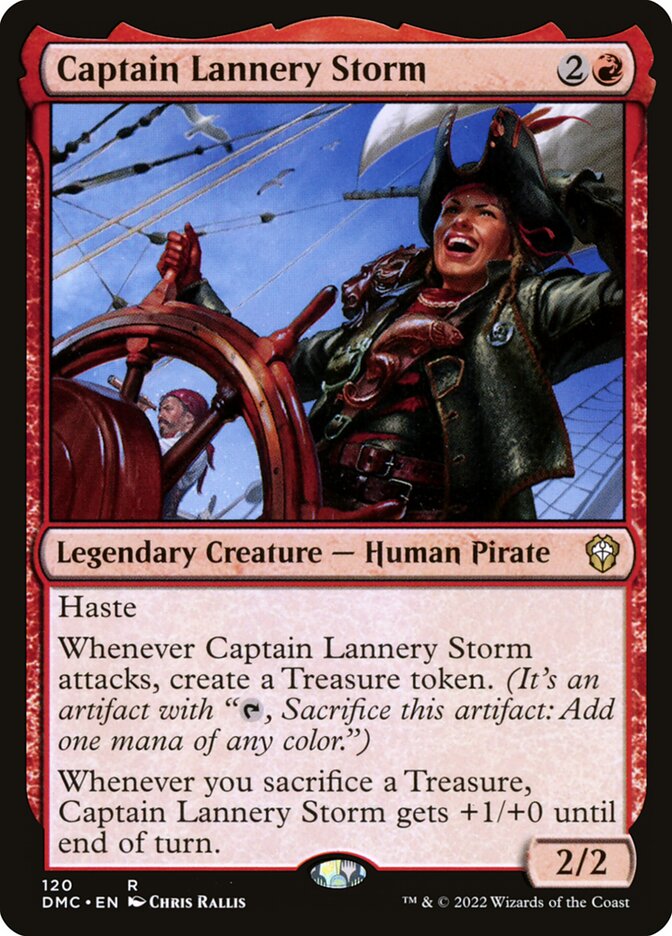 Captain Lannery Storm card front