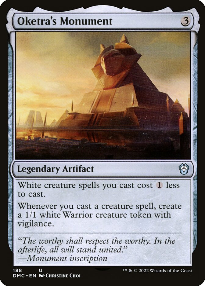 Oketra's Monument card front