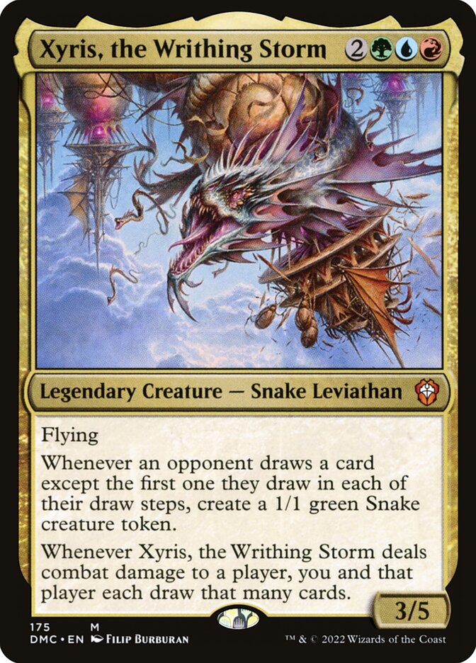 Xyris, the Writhing Storm card front