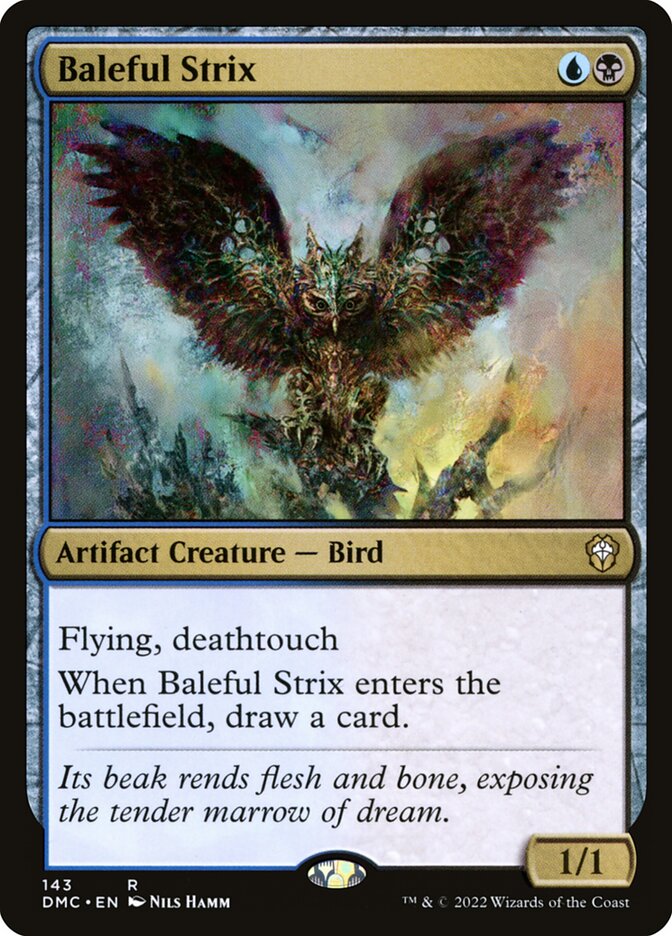 Baleful Strix card front