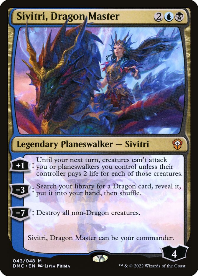 Sivitri, Dragon Master card front