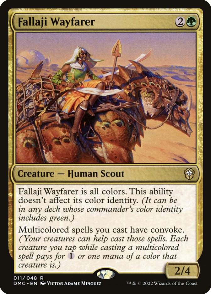 Fallaji Wayfarer card front