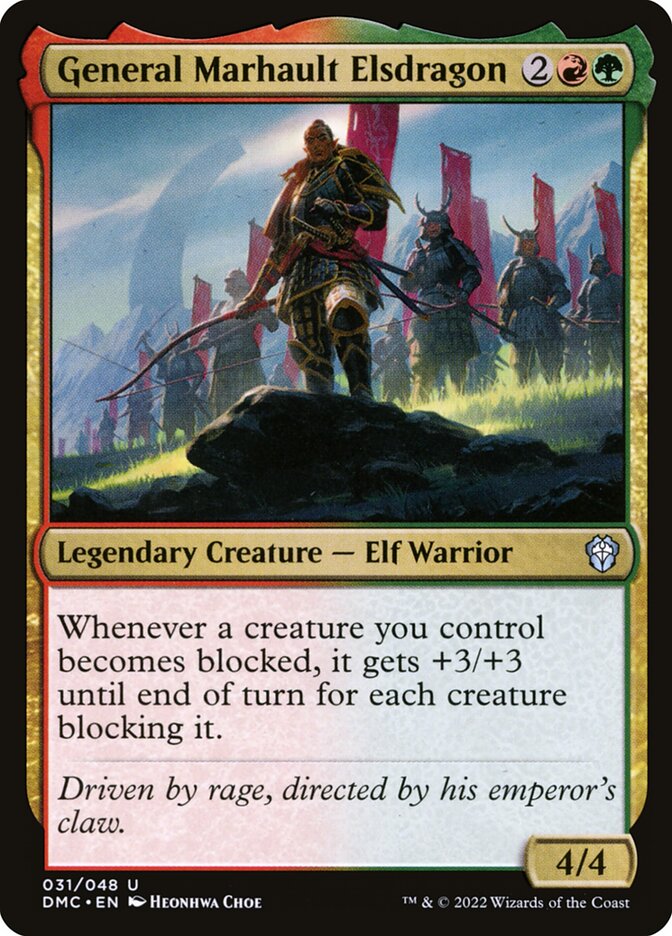 General Marhault Elsdragon card front