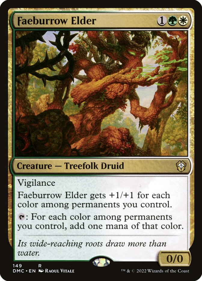 Faeburrow Elder card front
