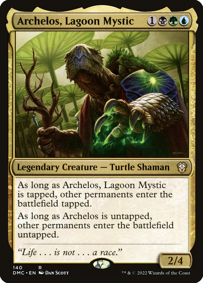 Archelos, Lagoon Mystic card front
