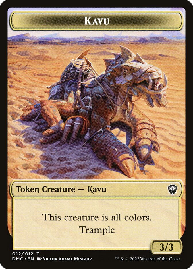 Kavu card front