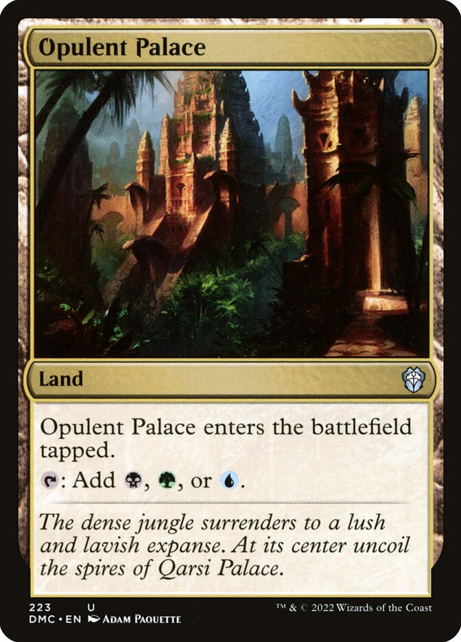 Opulent Palace card front