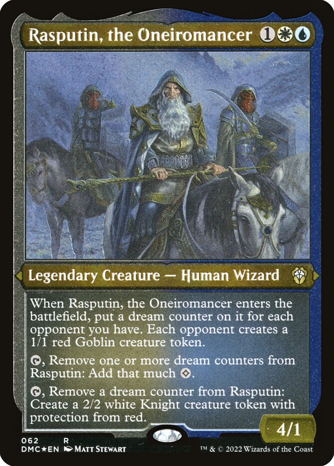 Rasputin, the Oneiromancer card front