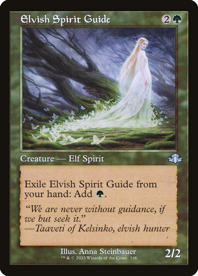 Elvish Spirit Guide card front