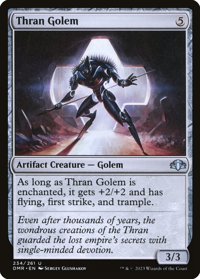 Thran Golem card front
