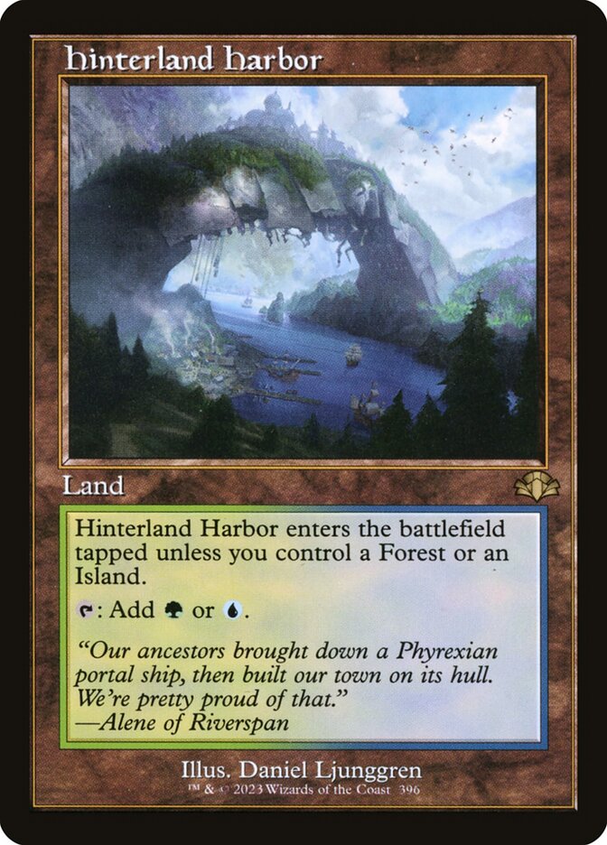 Hinterland Harbor card front