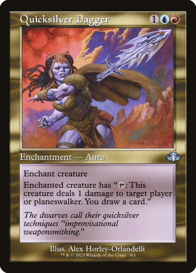 Quicksilver Dagger card front